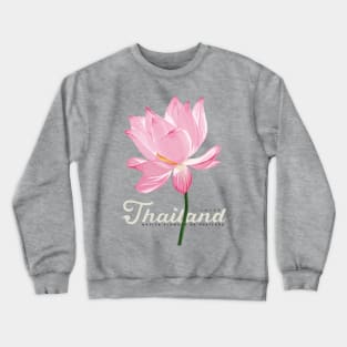 Lotus Native Flowers of Thailand Crewneck Sweatshirt